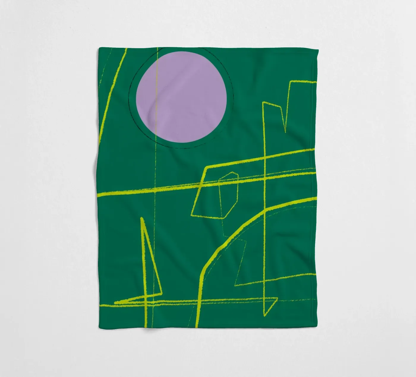 Angular Lines No 23 Fleecedecke von treechild