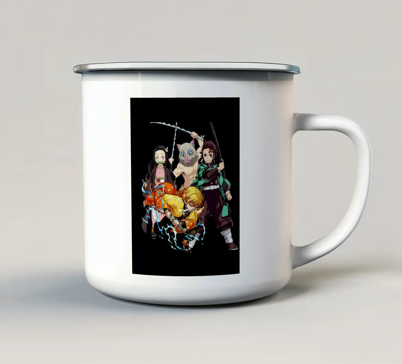 Demon Slayer tazza in smalto da Dumery Art