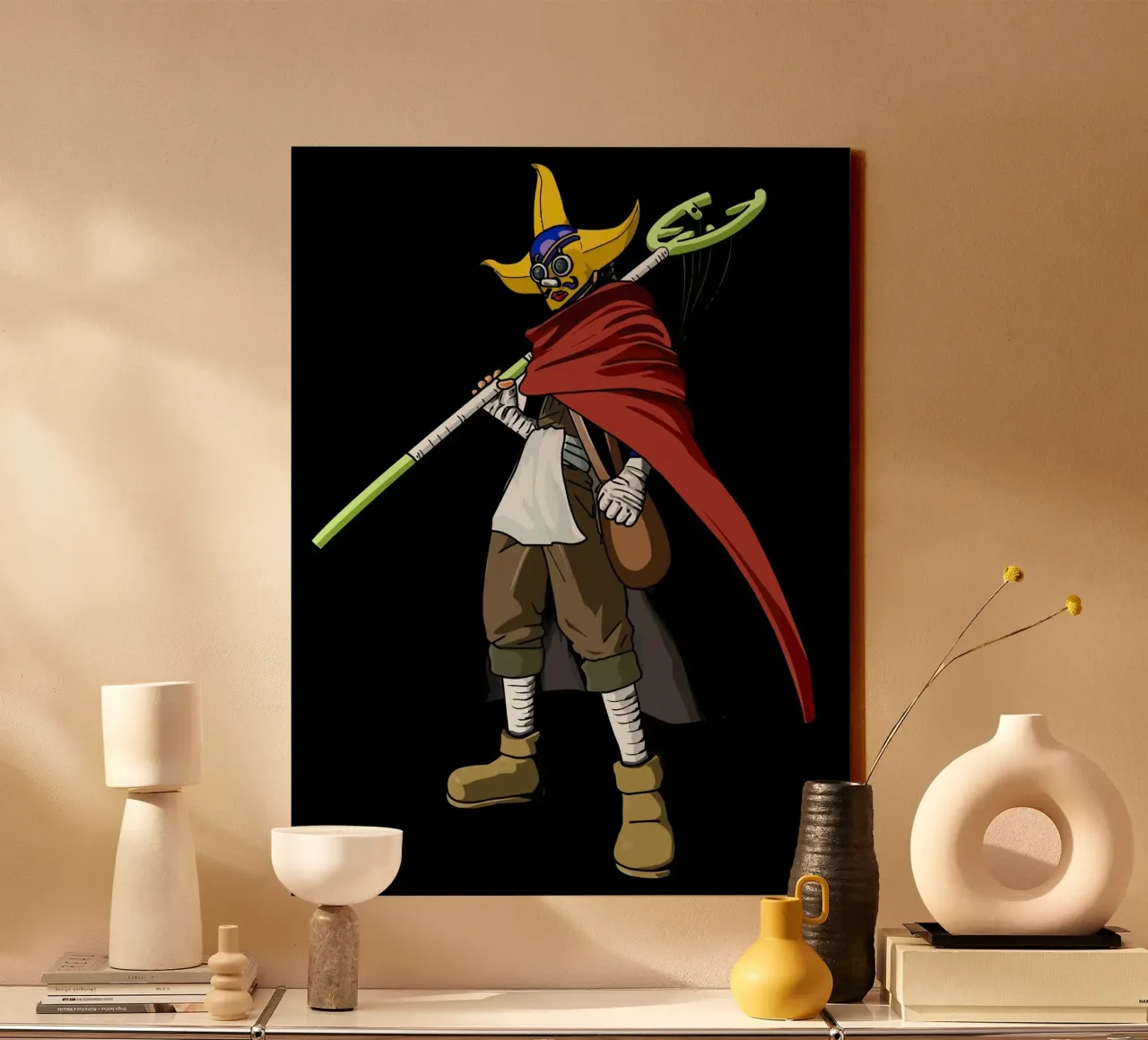 Usop Sogeking One Piece tela con Cornice a cassetta da Dumery Art