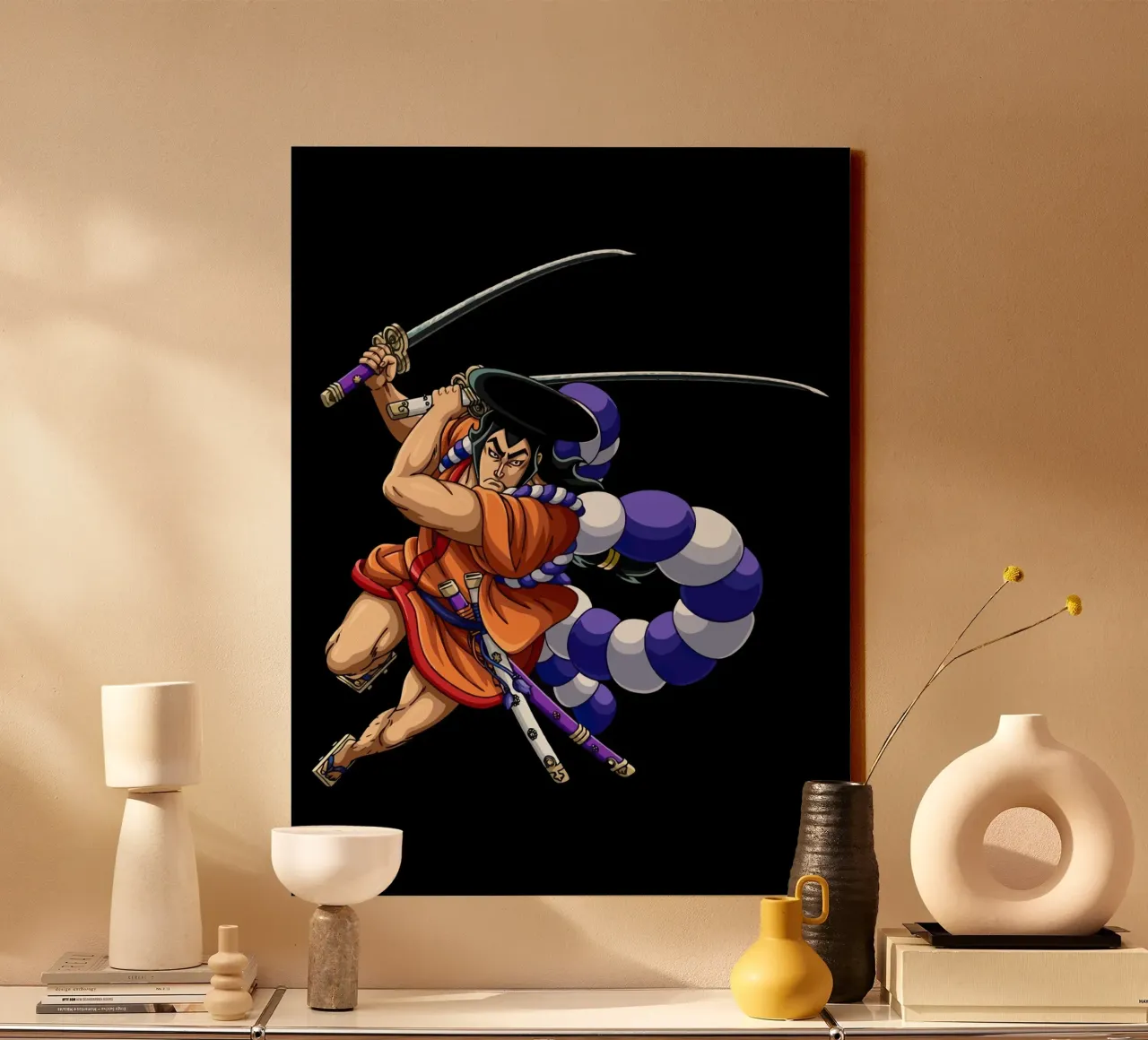 Oden One piece tela con Cornice a cassetta da Dumery Art