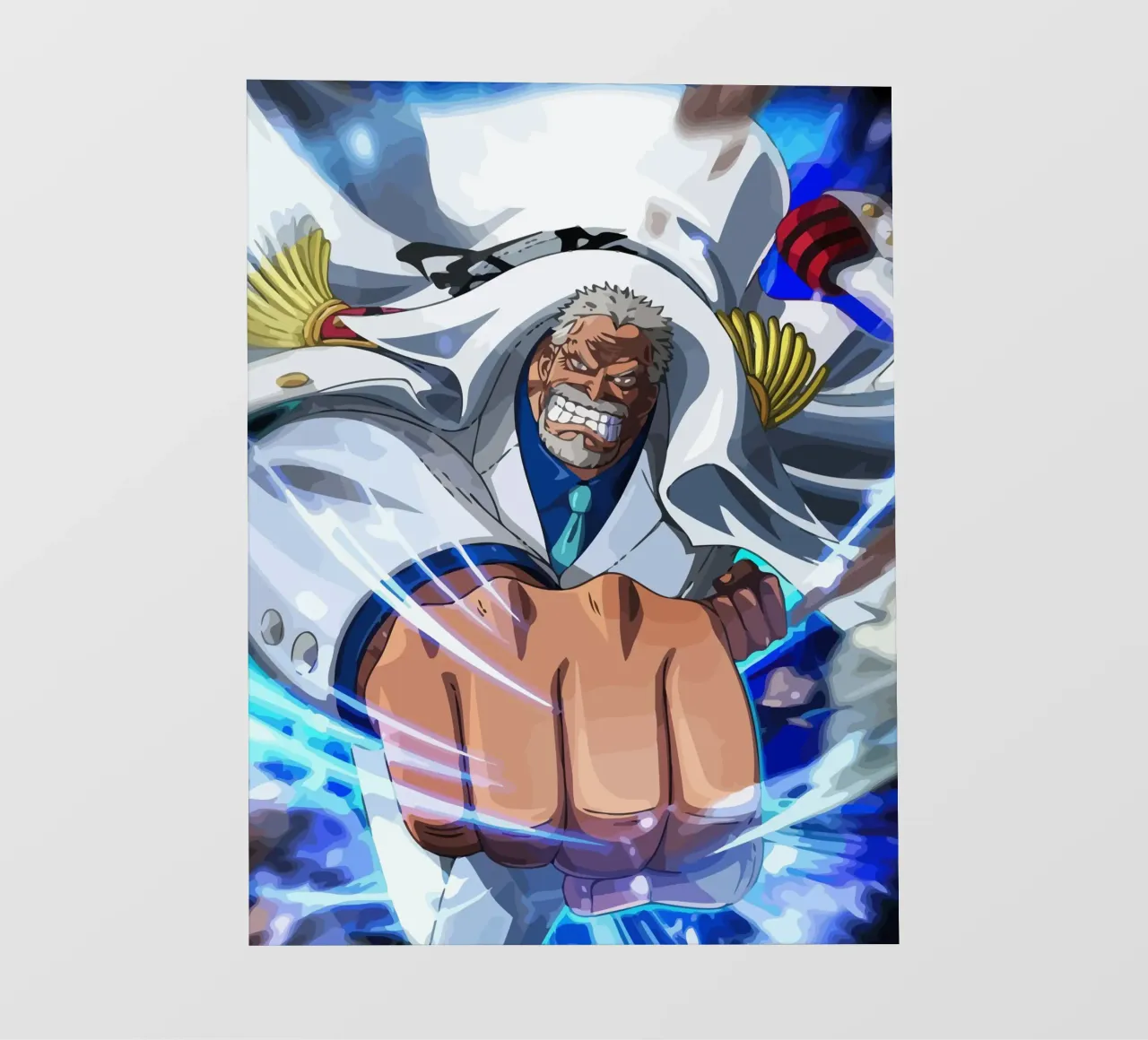 Monkey D Garp One Piece pellicola backlit da Dumery Art