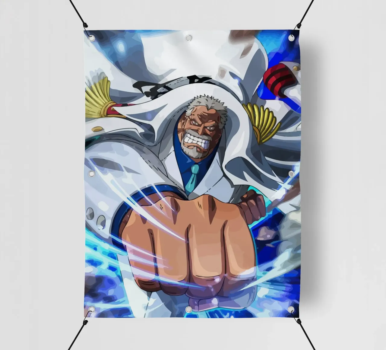 Monkey D Garp One Piece telo in pvc da Dumery Art