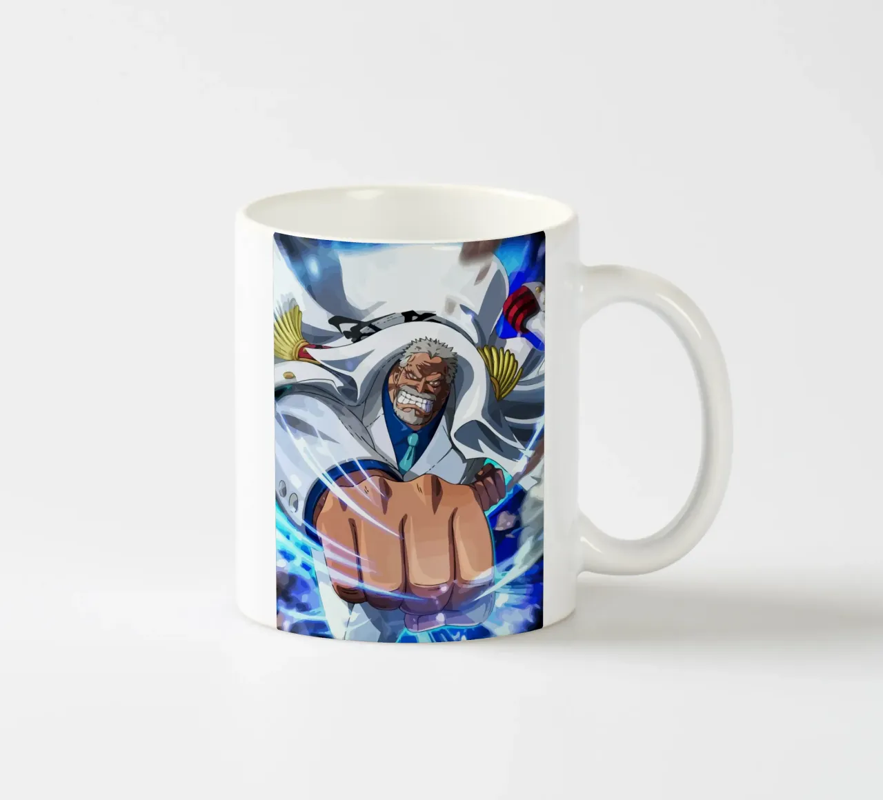 Monkey D Garp One Piece tazza in ceramica da Dumery Art