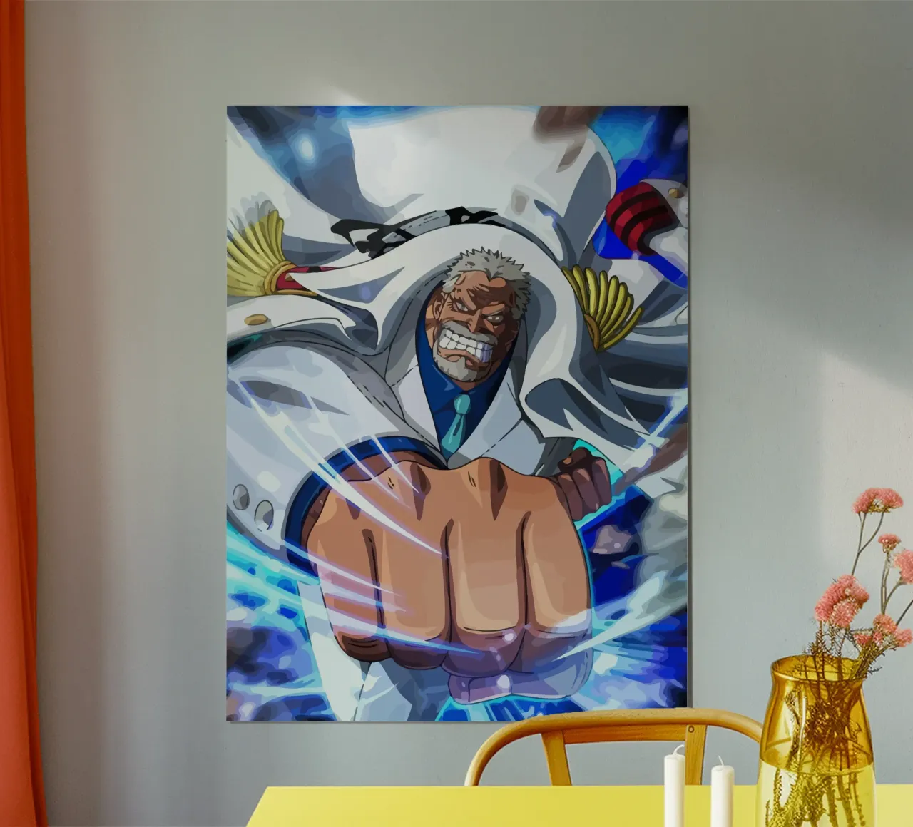 Monkey D Garp One Piece poster da Dumery Art