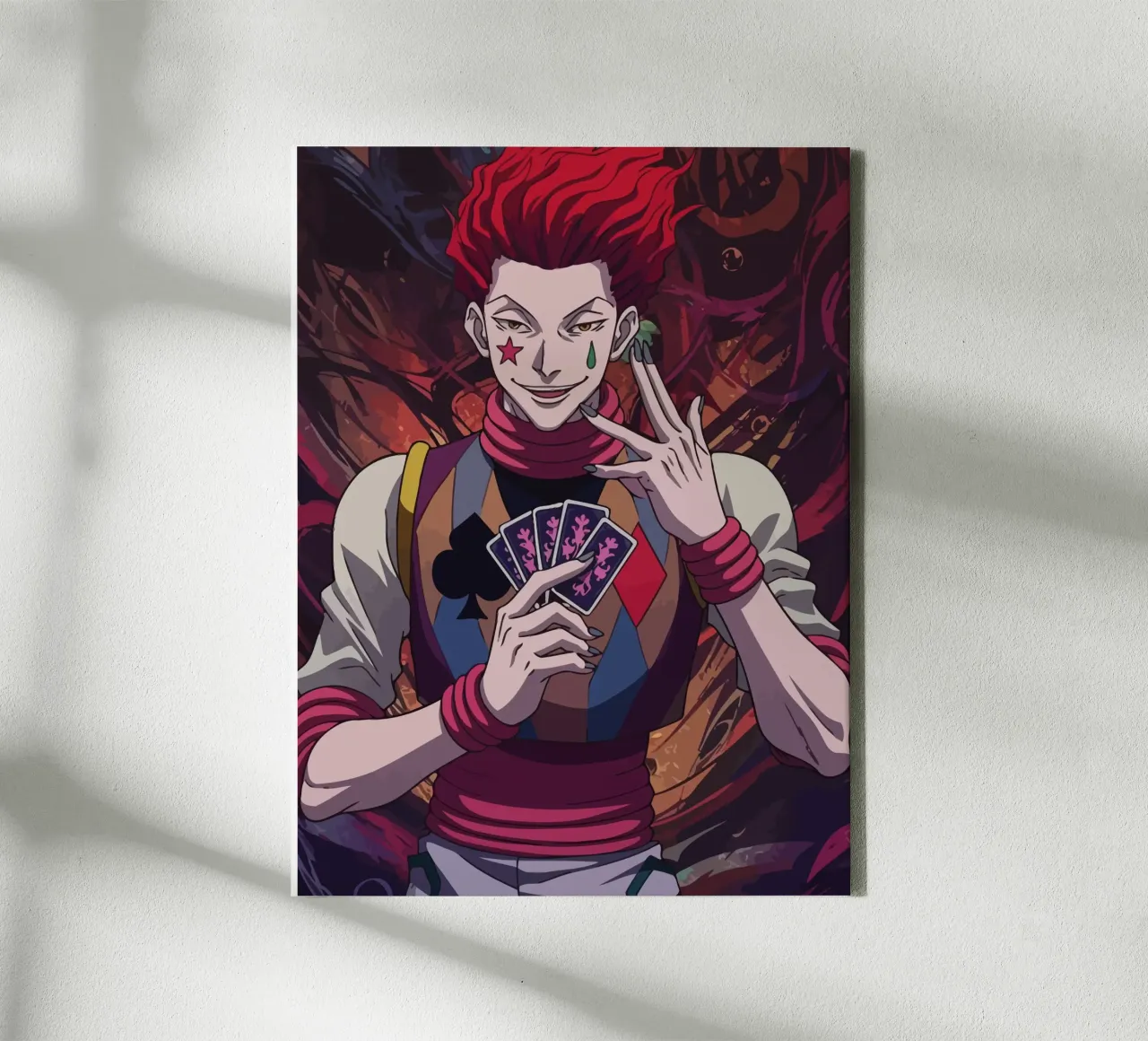 Hisoka Hunter X Hunter canvas met Baklijst van Dumery Art