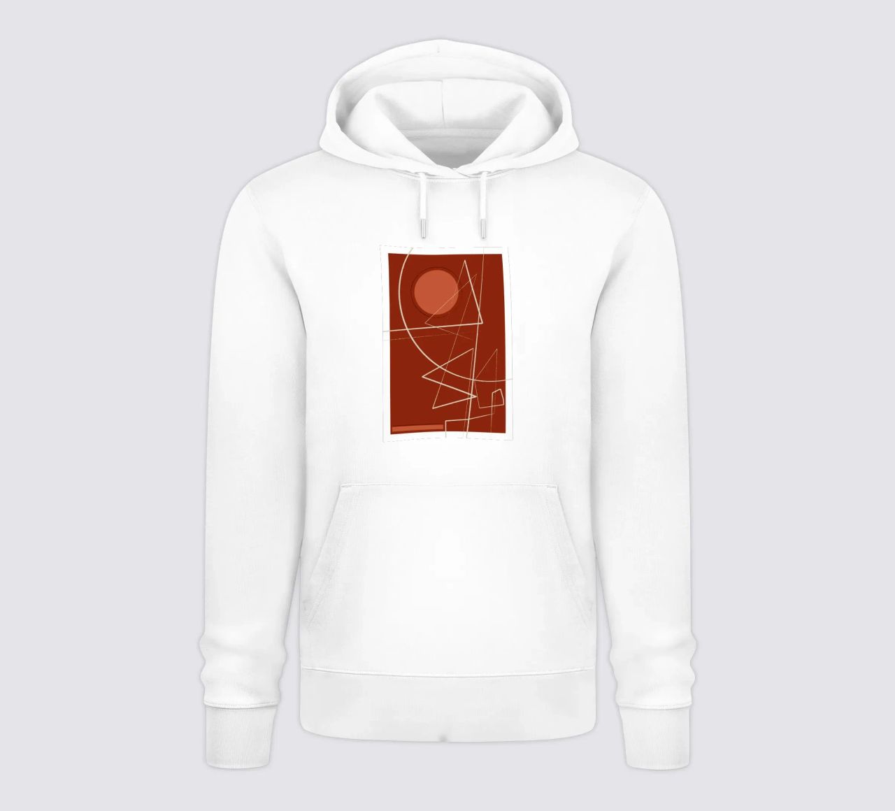 Angular Lines No 22 felpa con cappuccio da treechild