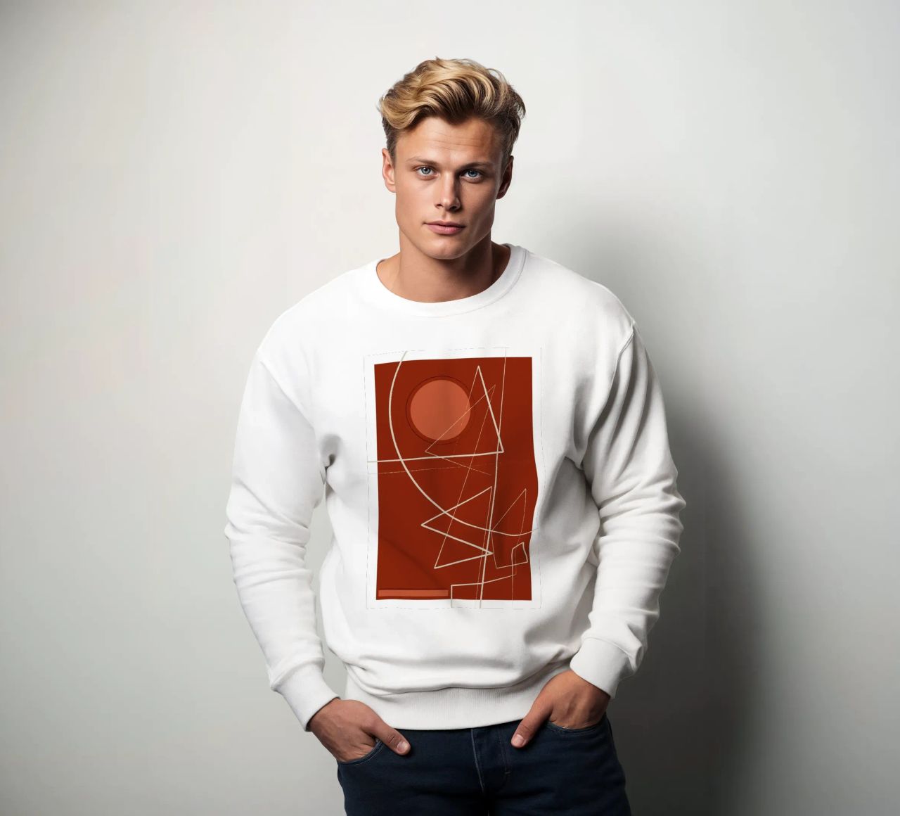 Angular Lines No 22 sweatshirt van treechild