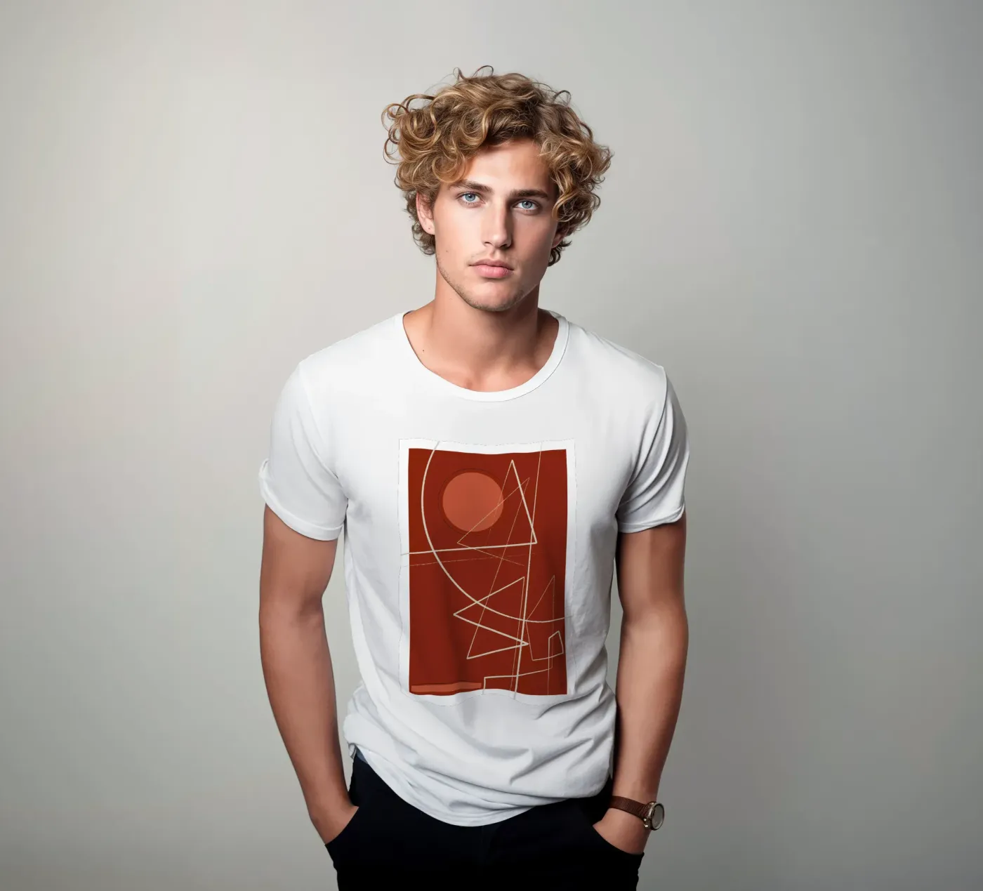 Angular Lines No 22 t-shirt da treechild