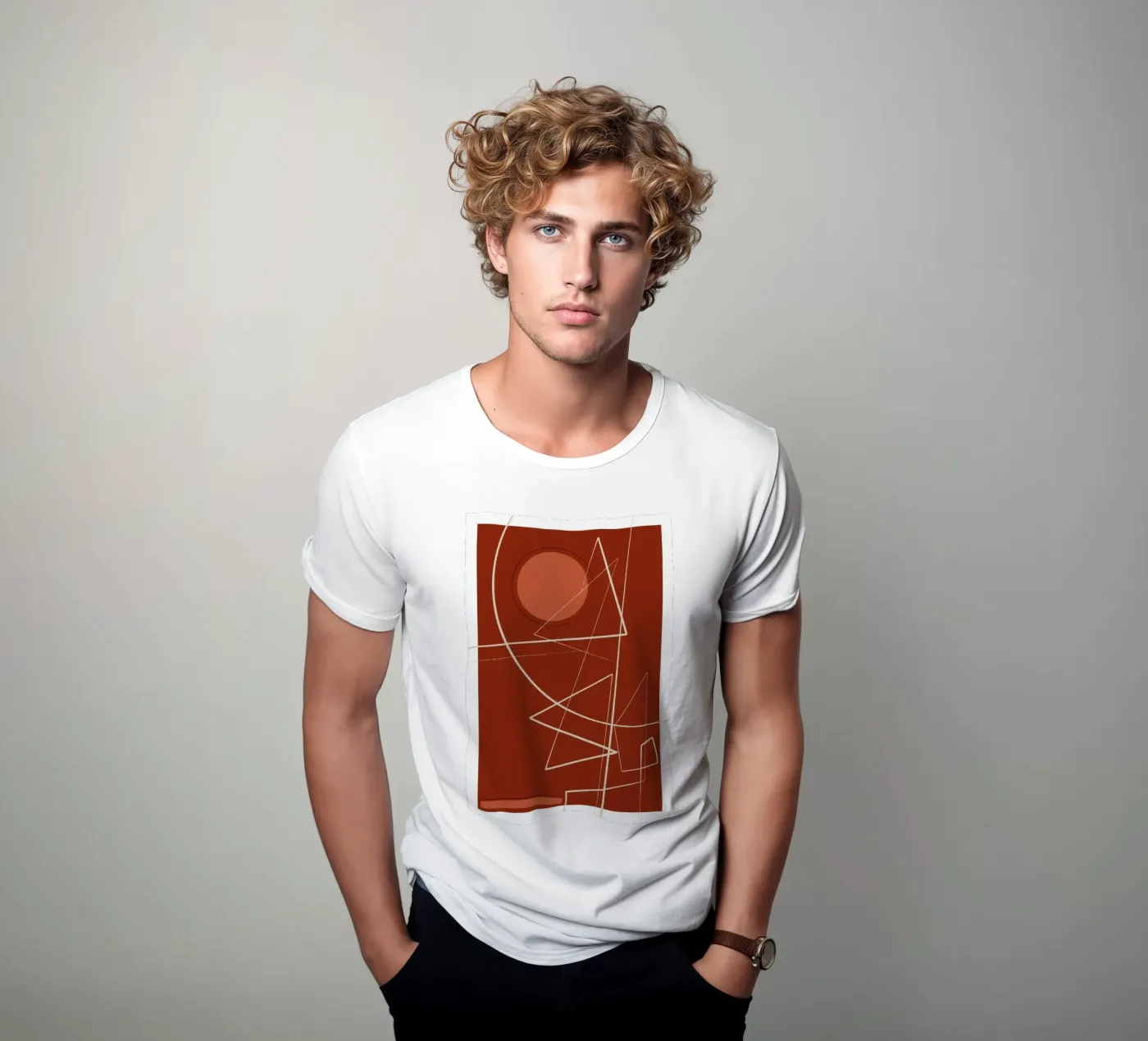 Angular Lines No 22 t-shirt da treechild