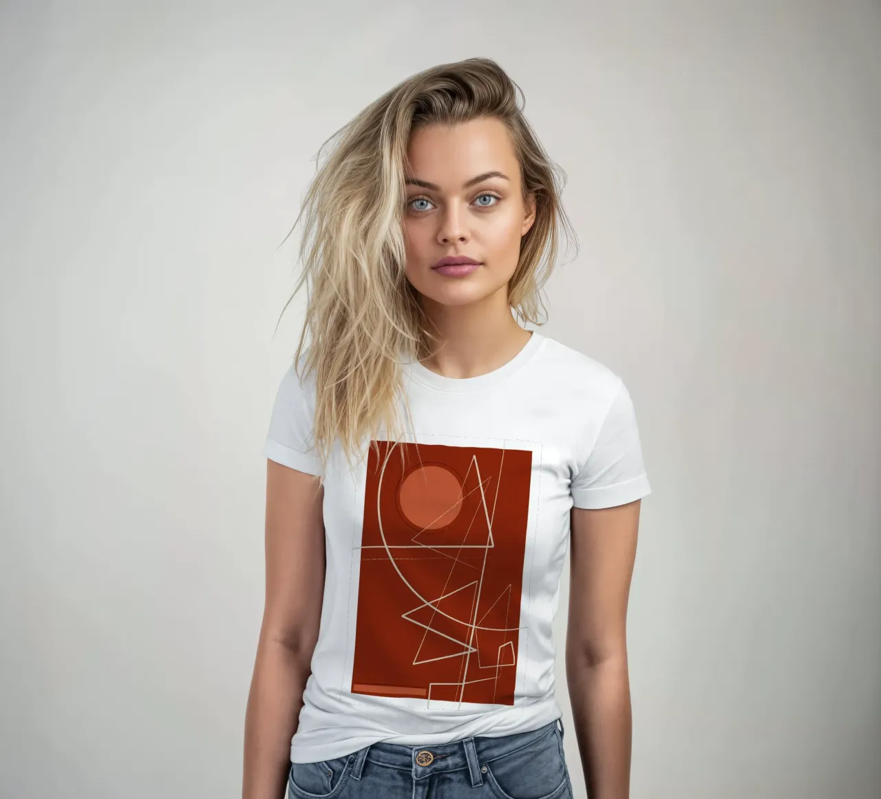 Angular Lines No 22 t-shirt da donna da treechild