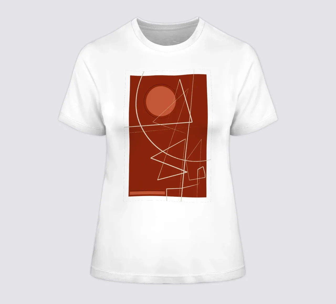 Angular Lines No 22 Frauen T-Shirt von treechild