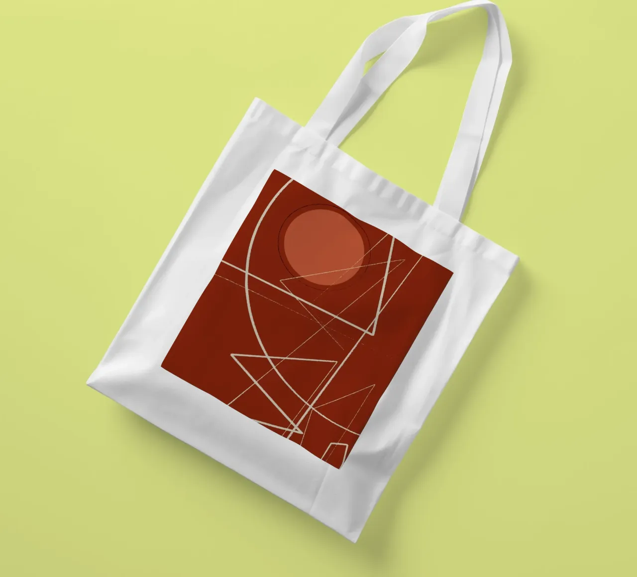 Angular Lines No 22 Jutebeutel von treechild