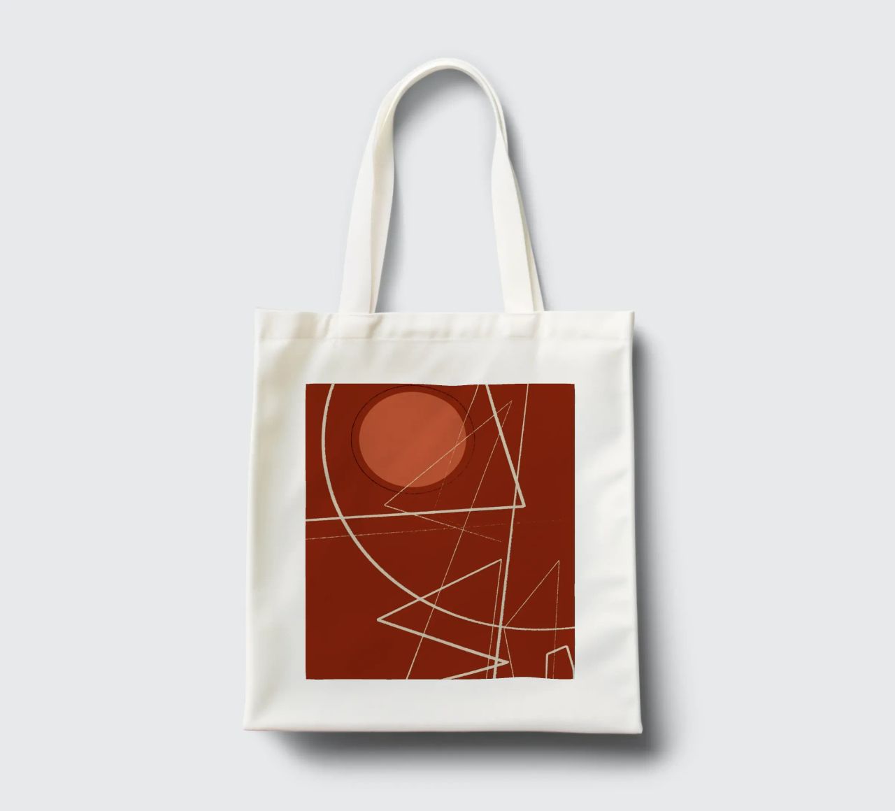 Angular Lines No 22 borsa in juta da treechild