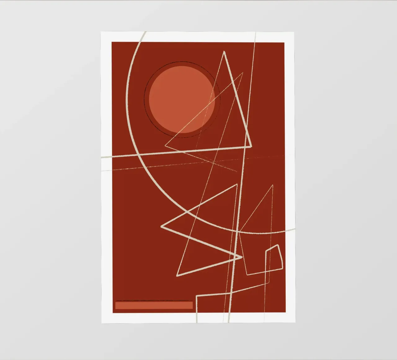 Angular Lines No 22 PVC Plane von treechild