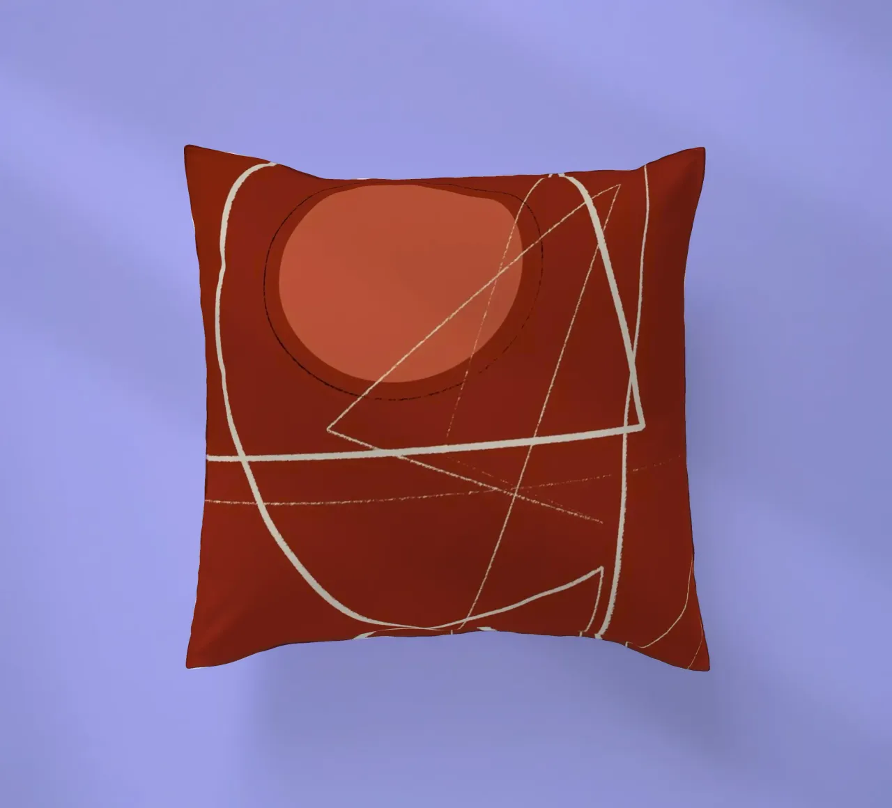 Angular Lines No 22 cuscino da treechild