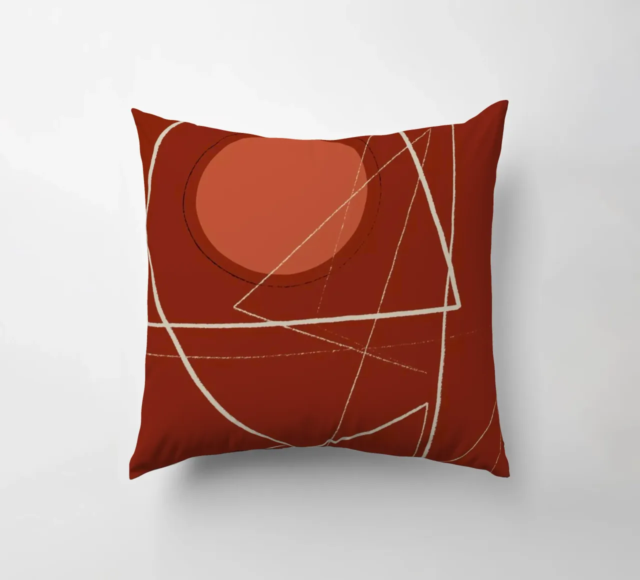 Angular Lines No 22 Kissen von treechild