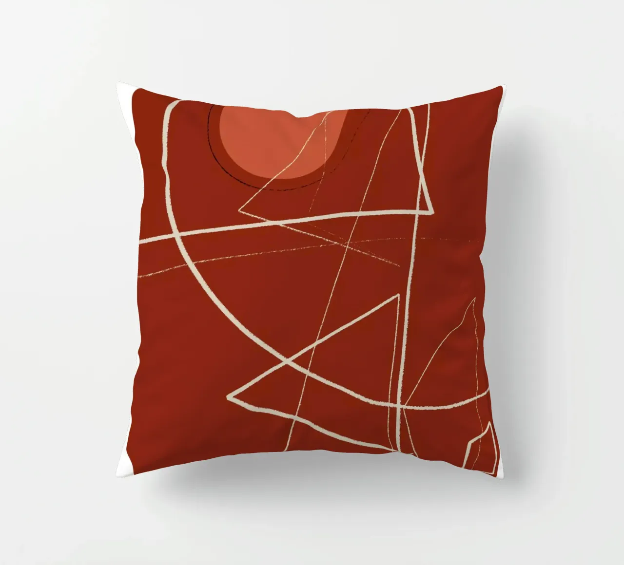 Angular Lines No 22 Kissen von treechild
