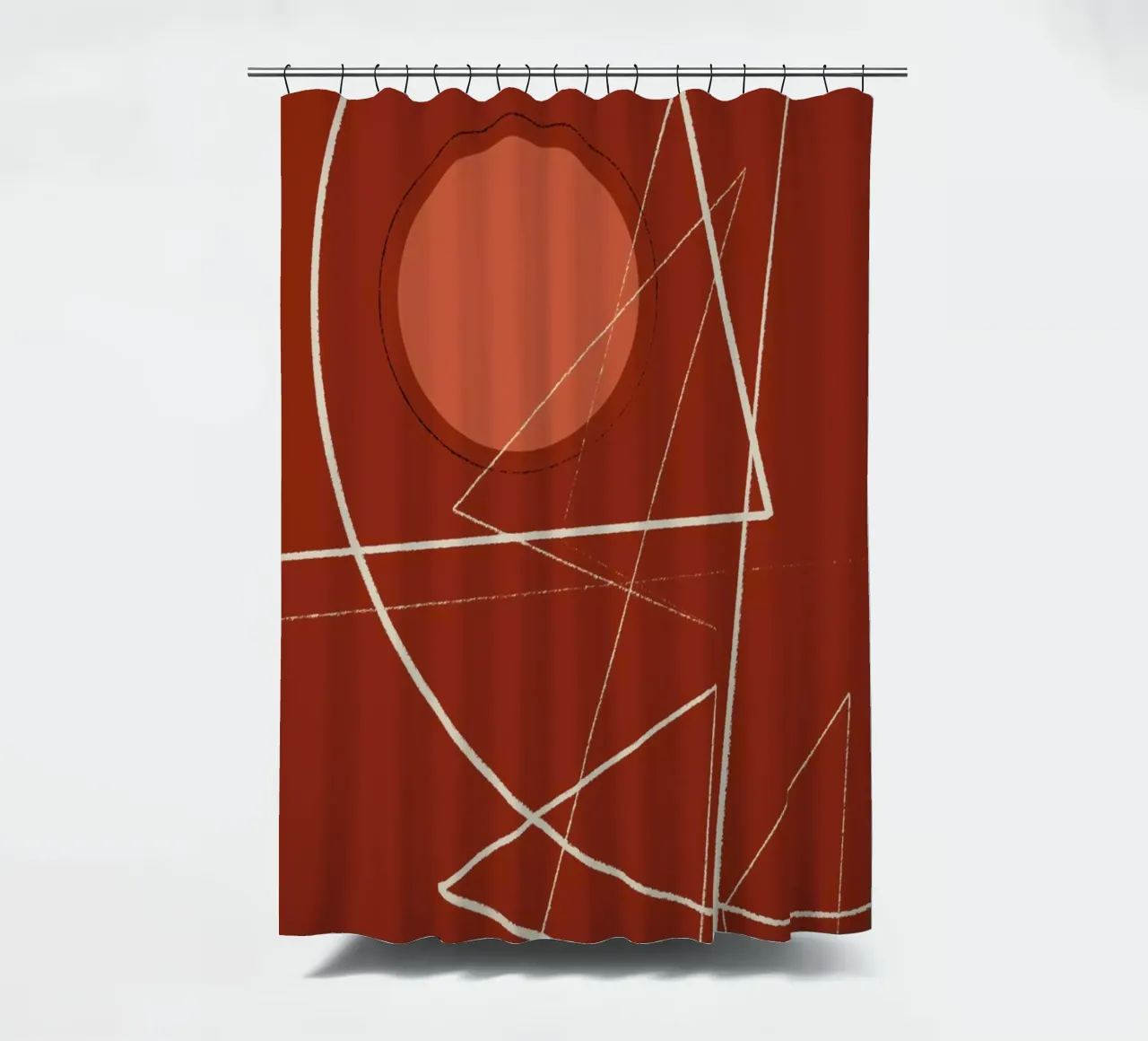 Angular Lines No 22 Duschvorhang von treechild