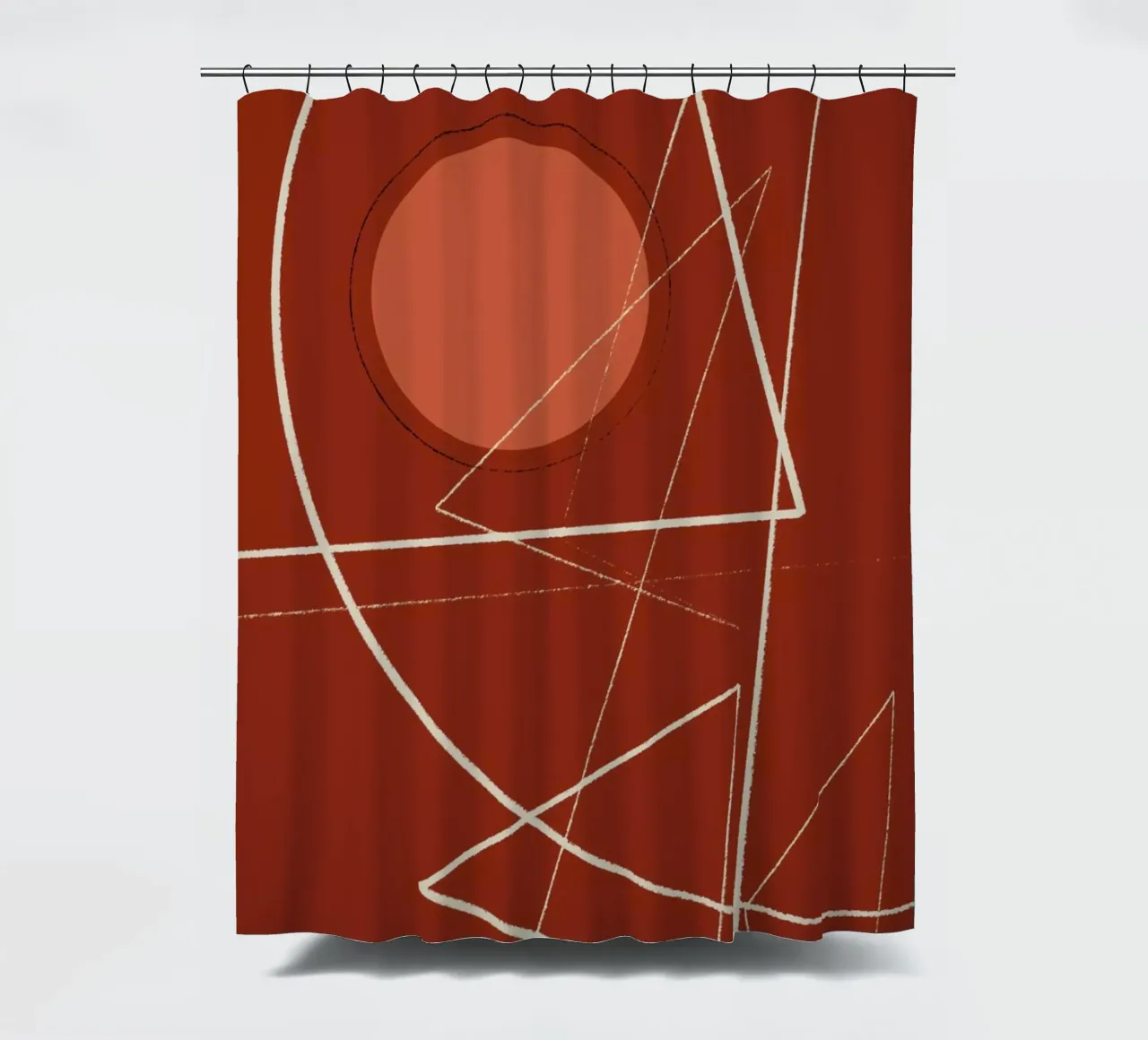 Angular Lines No 22 Duschvorhang von treechild