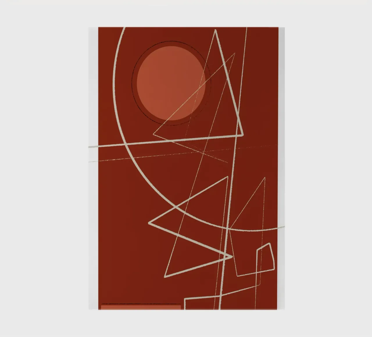Angular Lines No 22 Notizbuch von treechild