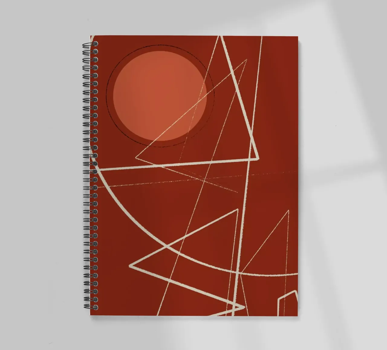 Angular Lines No 22 spiral notebook by treechild