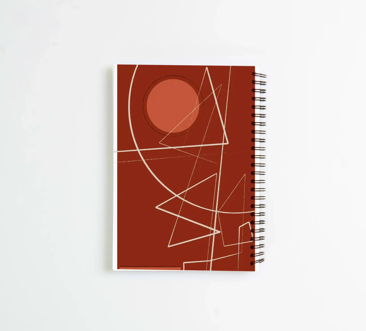 Angular Lines No 22 spiral notebook by treechild