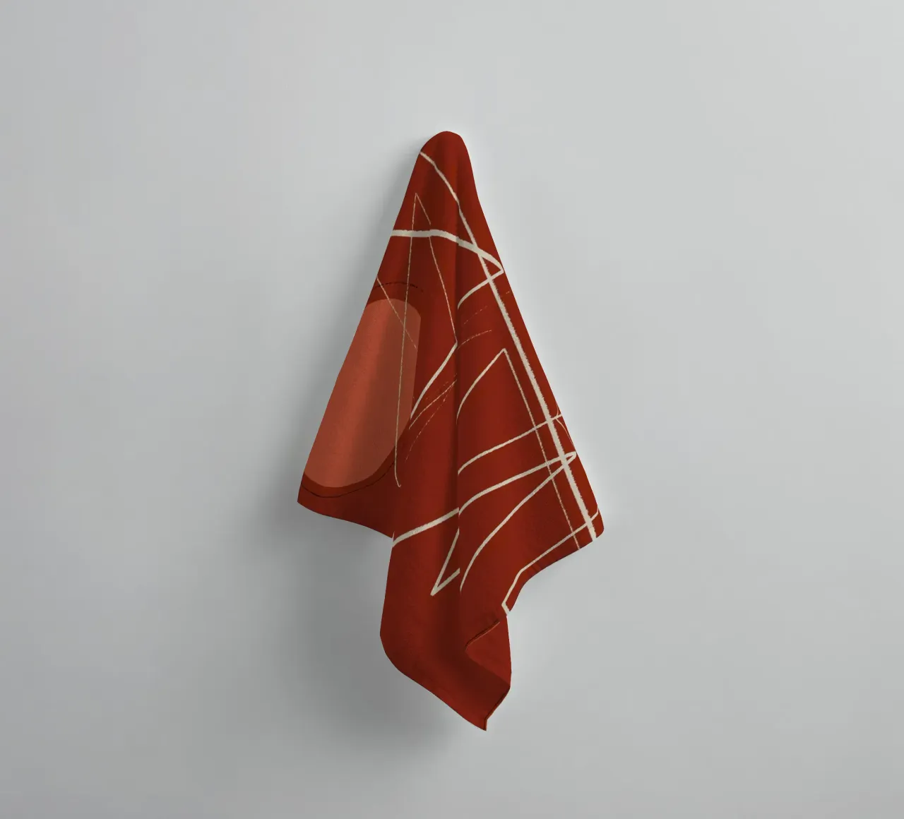 Angular Lines No 22 Handtuch von treechild