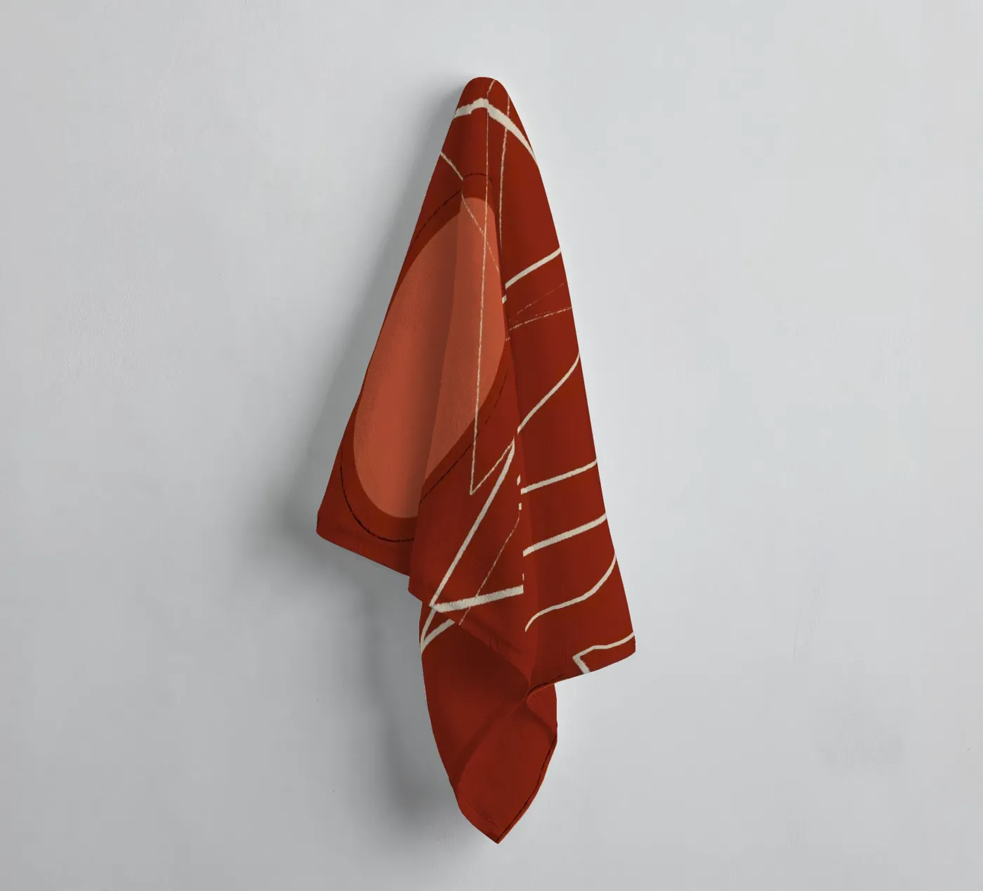 Angular Lines No 22 badhanddoek van treechild