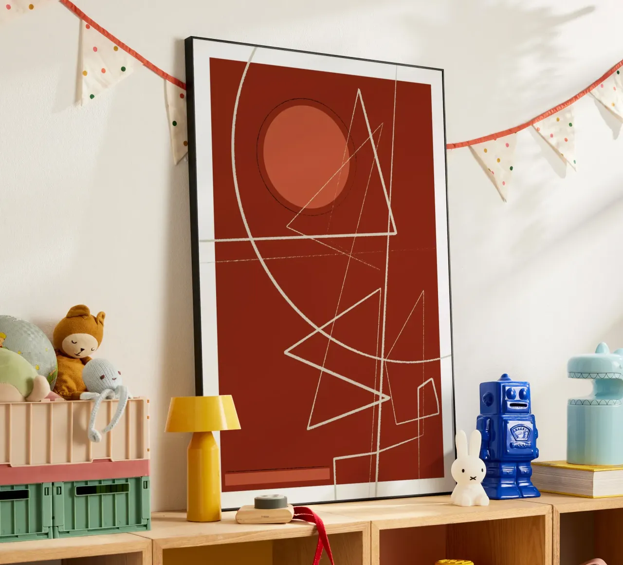 Angular Lines No 22 aluminium-dibond van treechild