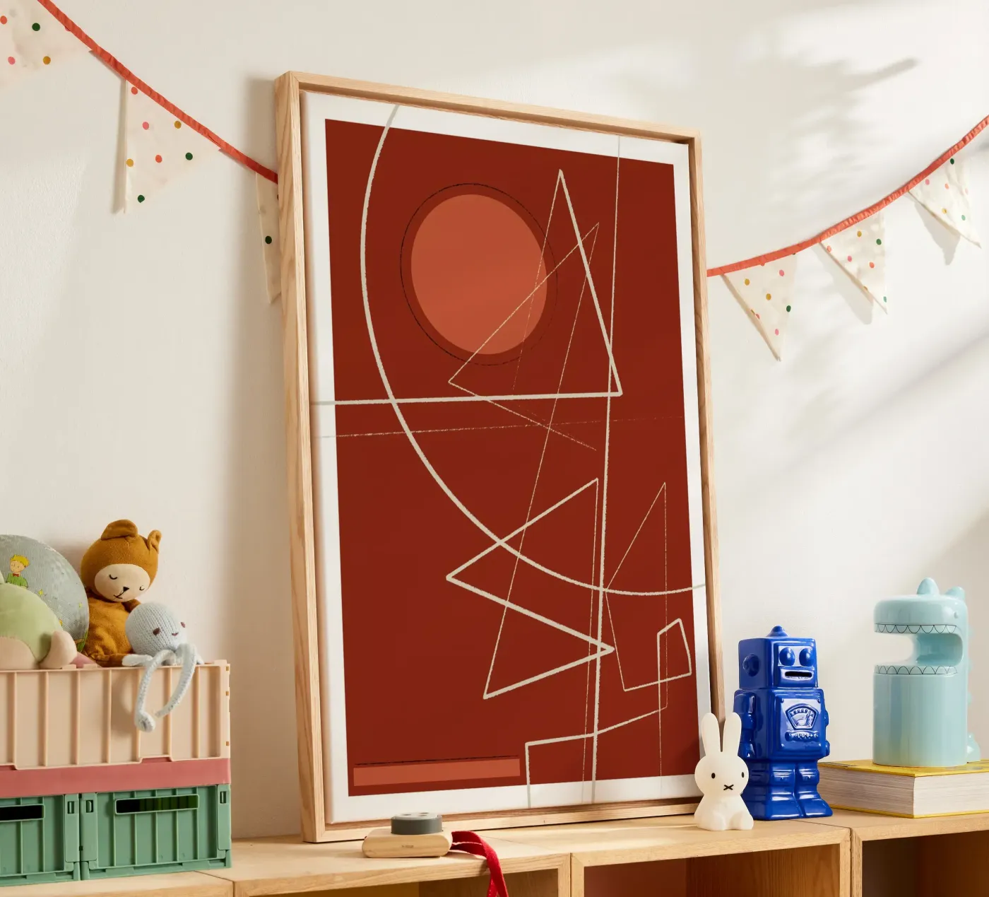 Angular Lines No 22 Leinwand von treechild