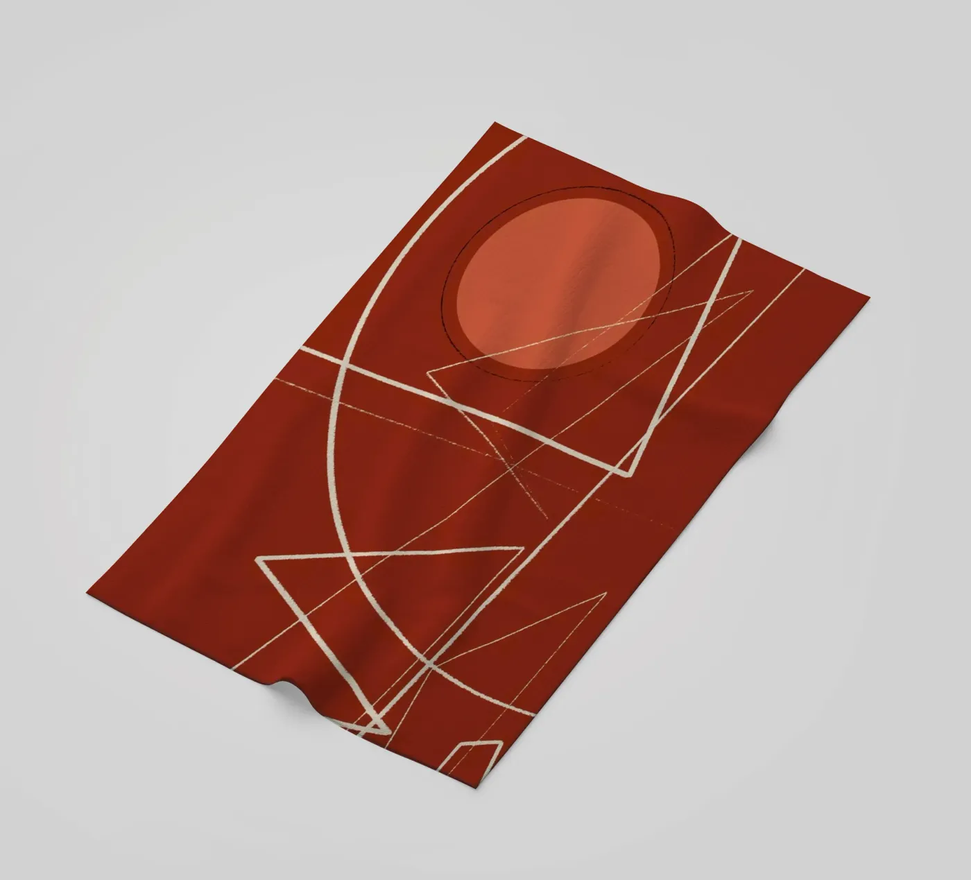 Angular Lines No 22 Strandtuch von treechild