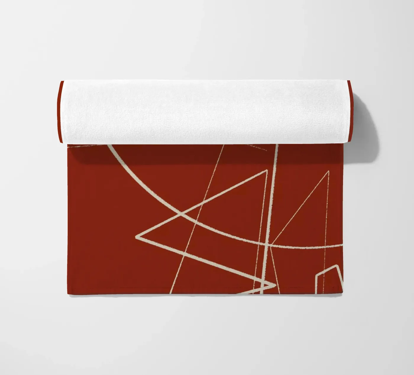 Angular Lines No 22 Strandtuch von treechild