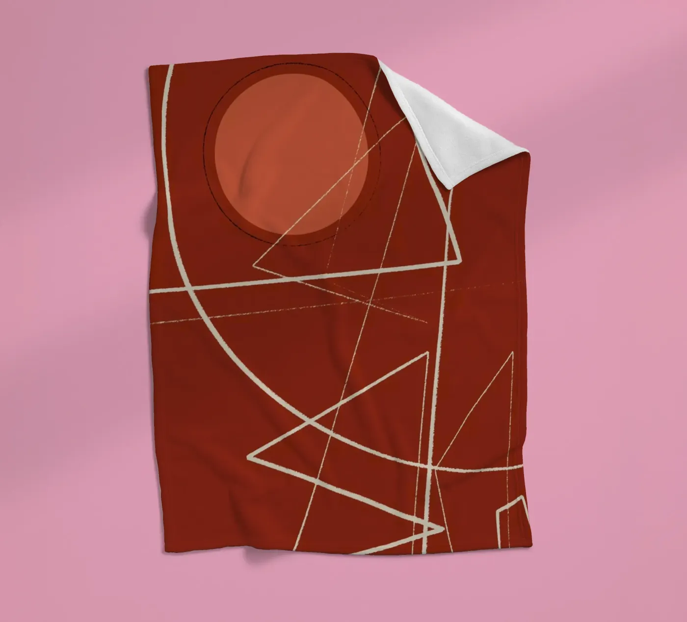 Angular Lines No 22 Fleecedecke von treechild