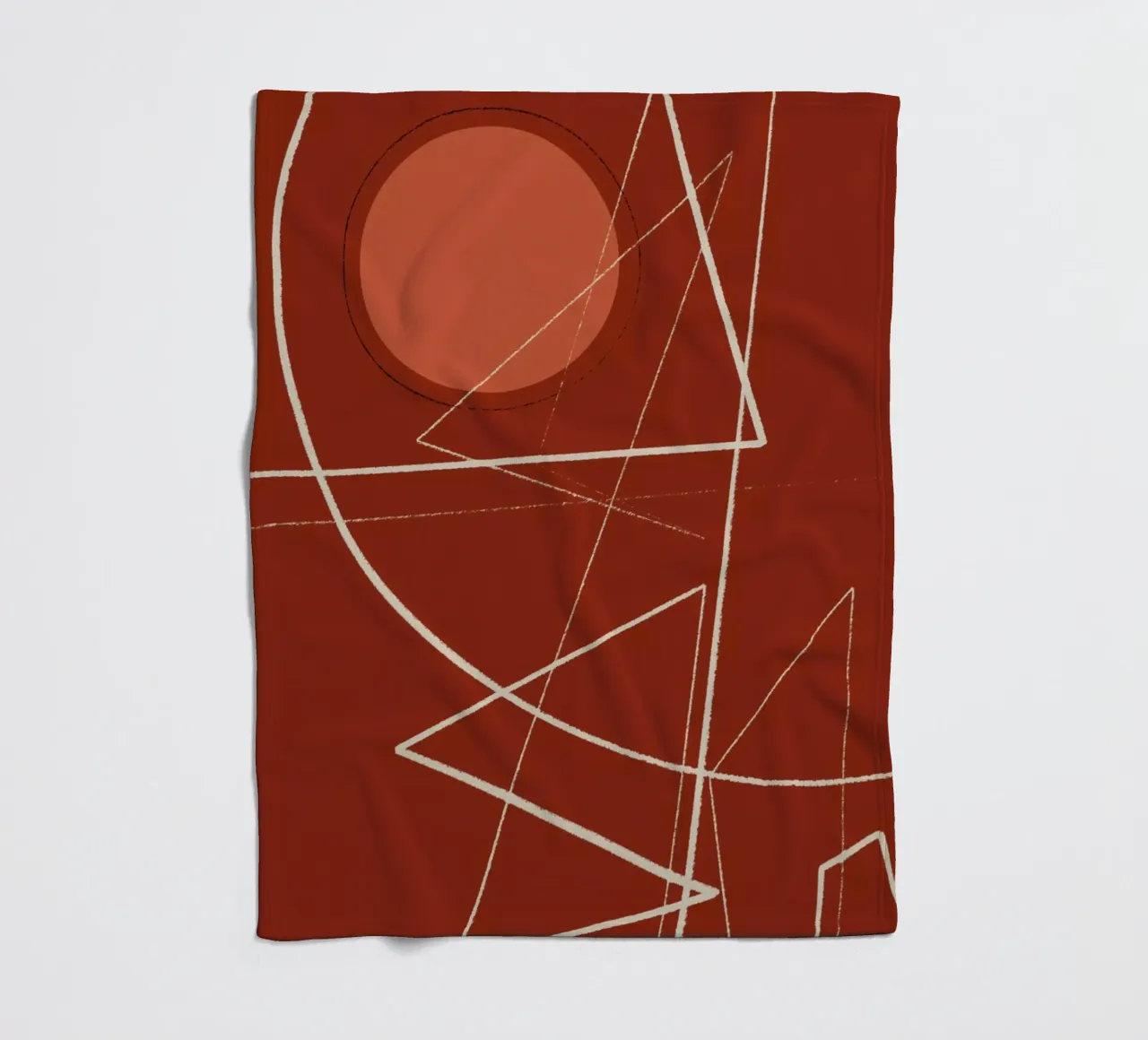 Angular Lines No 22 Fleecedecke von treechild