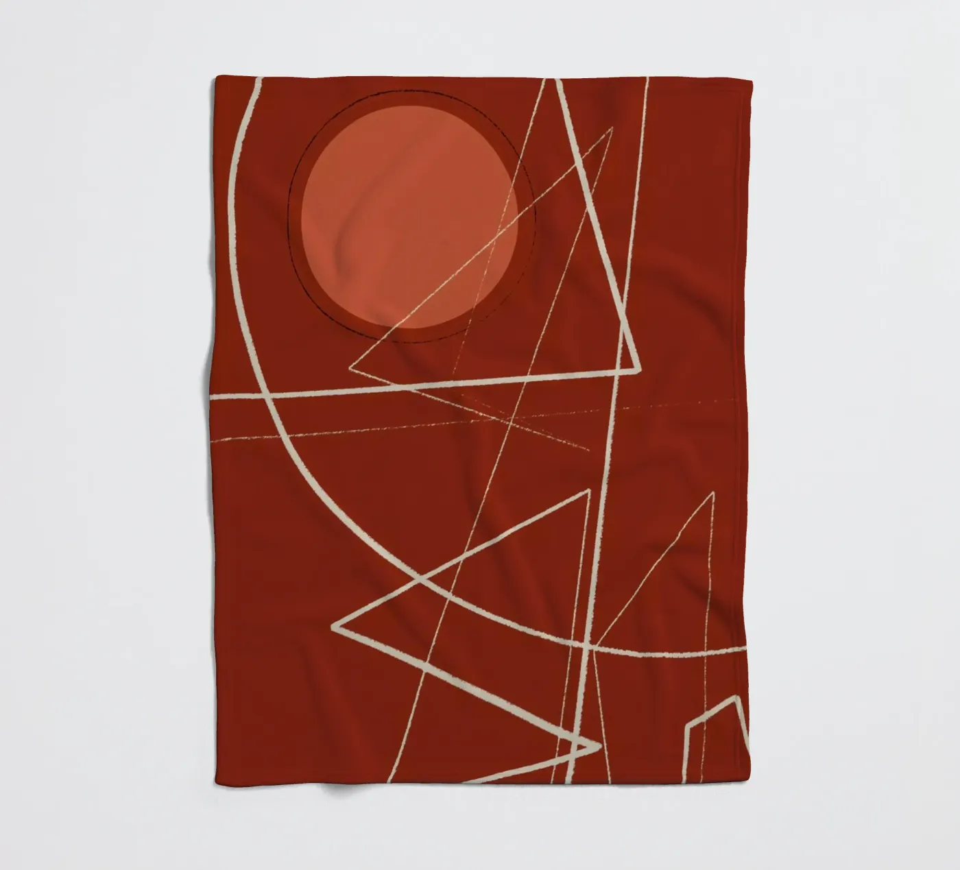 Angular Lines No 22 Fleecedecke von treechild