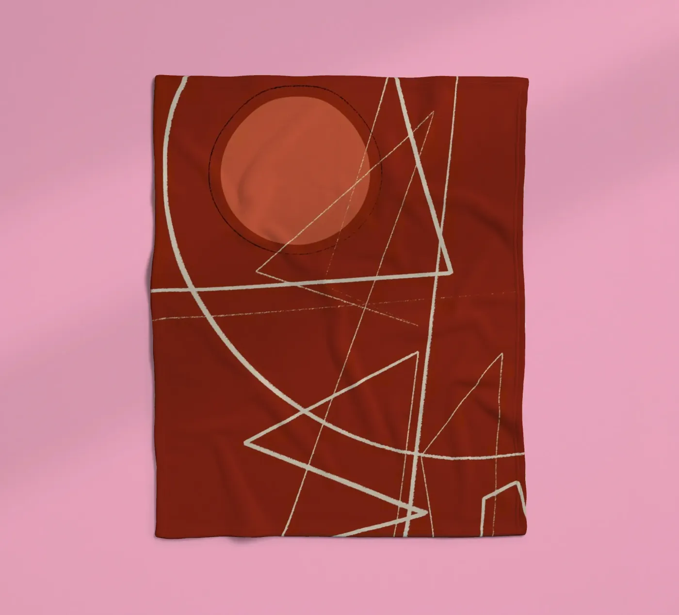 Angular Lines No 22 Fleecedecke von treechild