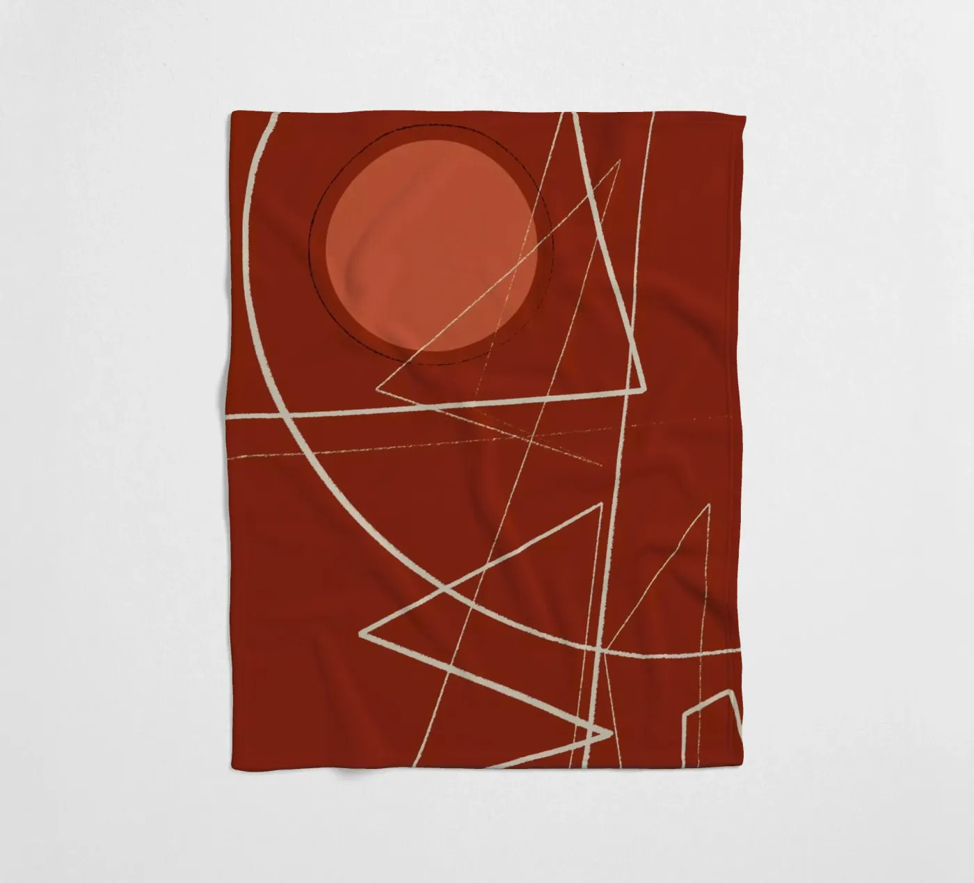 Angular Lines No 22 Fleecedecke von treechild