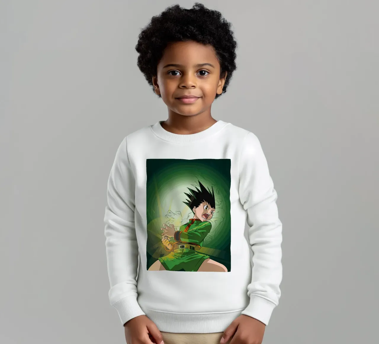 Gon Freecss Hunter X Hunter felpa bambino da Dumery Art