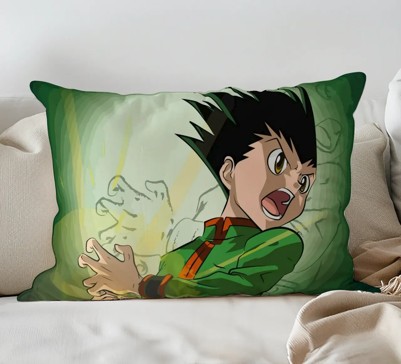 Gon Freecss Hunter X Hunter cuscino da Dumery Art