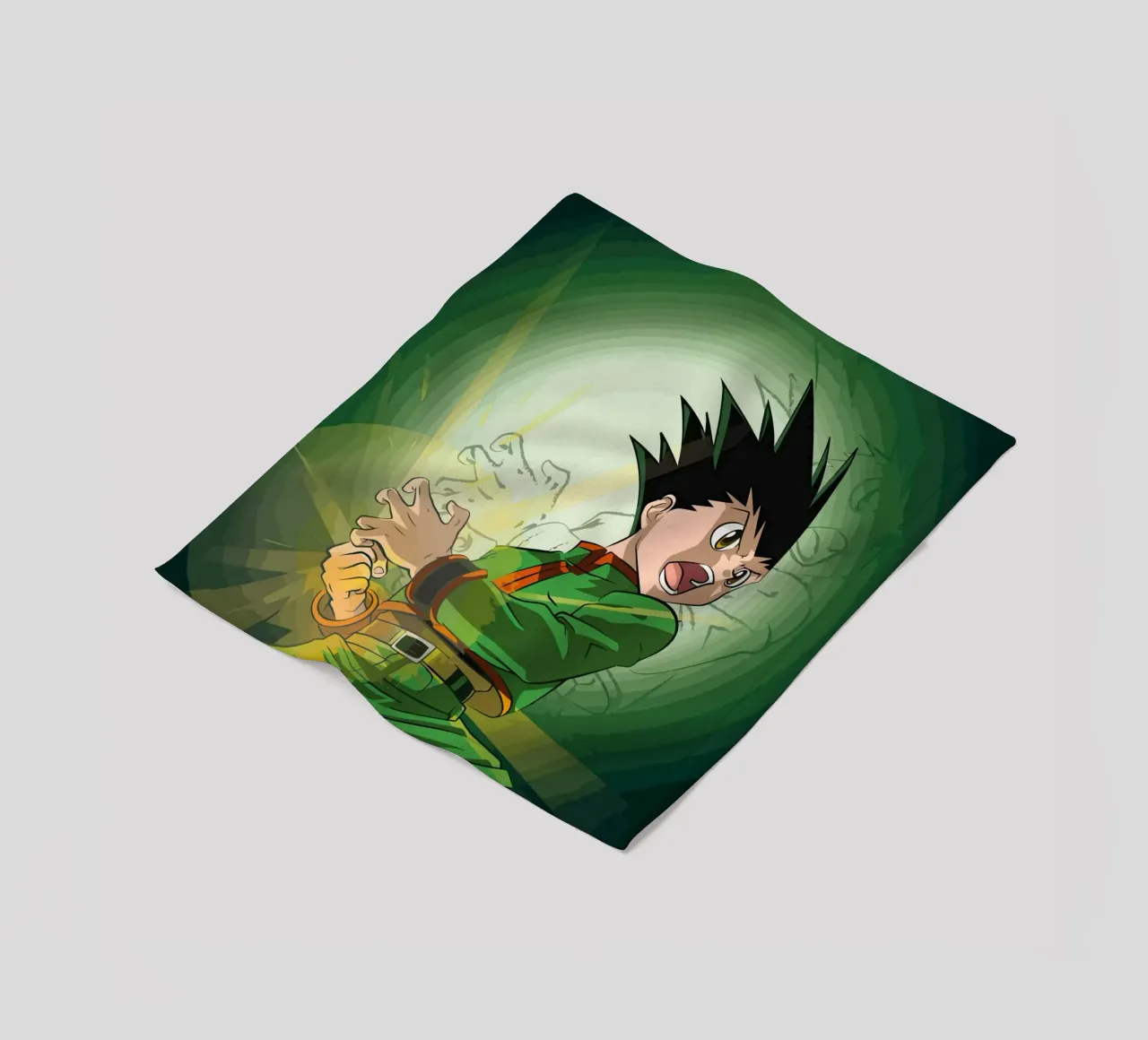 Gon Freecss Hunter X Hunter coperta in pile da Dumery Art