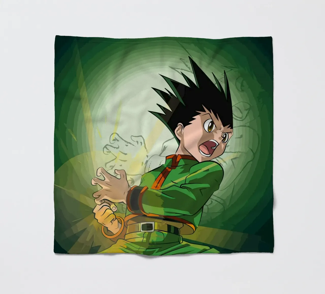 Gon Freecss Hunter X Hunter coperta in pile da Dumery Art