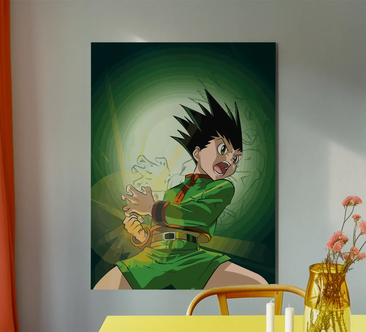 Gon Freecss Hunter X Hunter alluminio dibond da Dumery Art