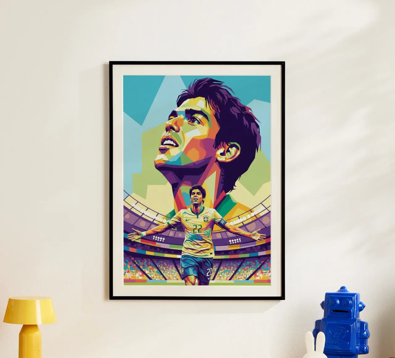 Richardo Kaka viering #1 poster van Hantamrata