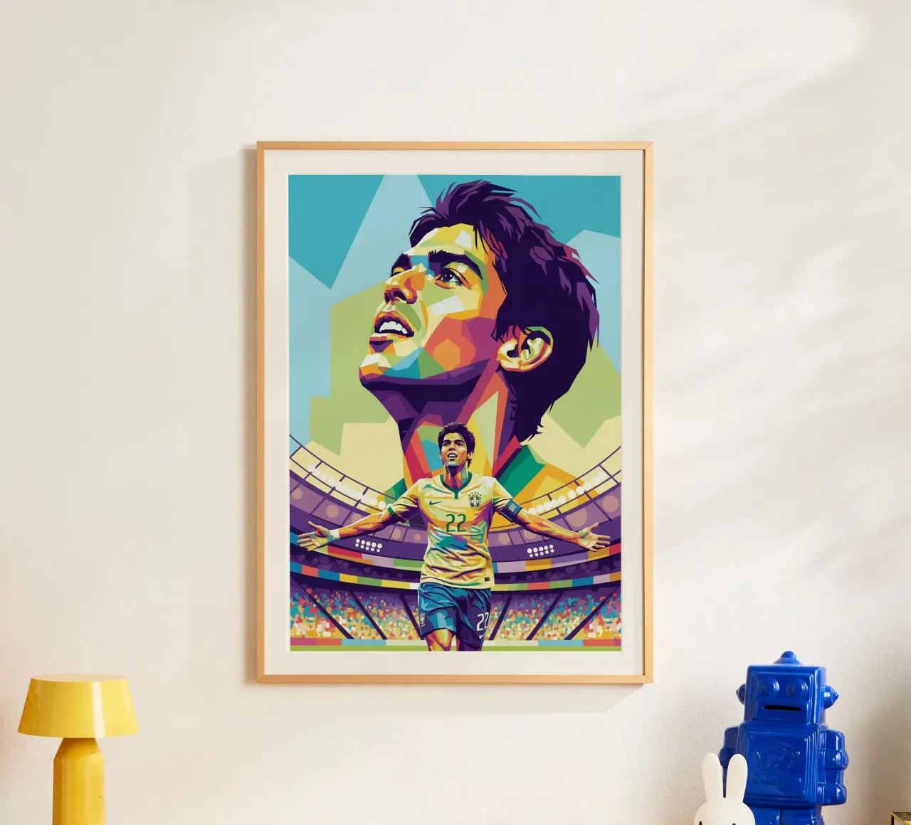 Richardo Kaka viering #1 poster van Hantamrata