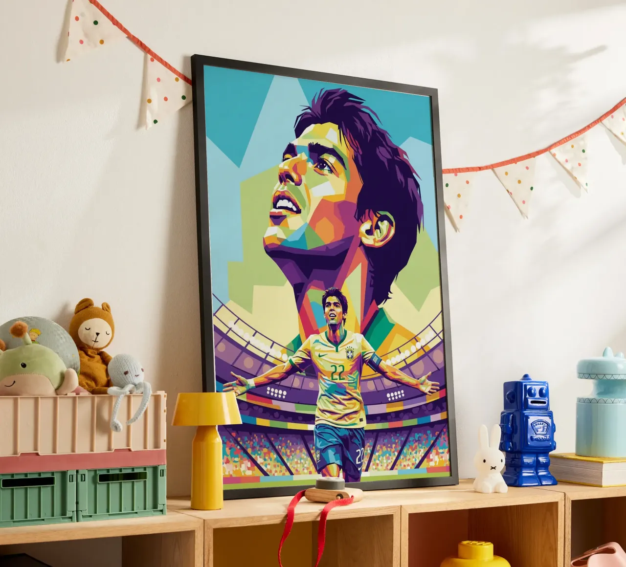 Richardo Kaka viering #1 poster van Hantamrata