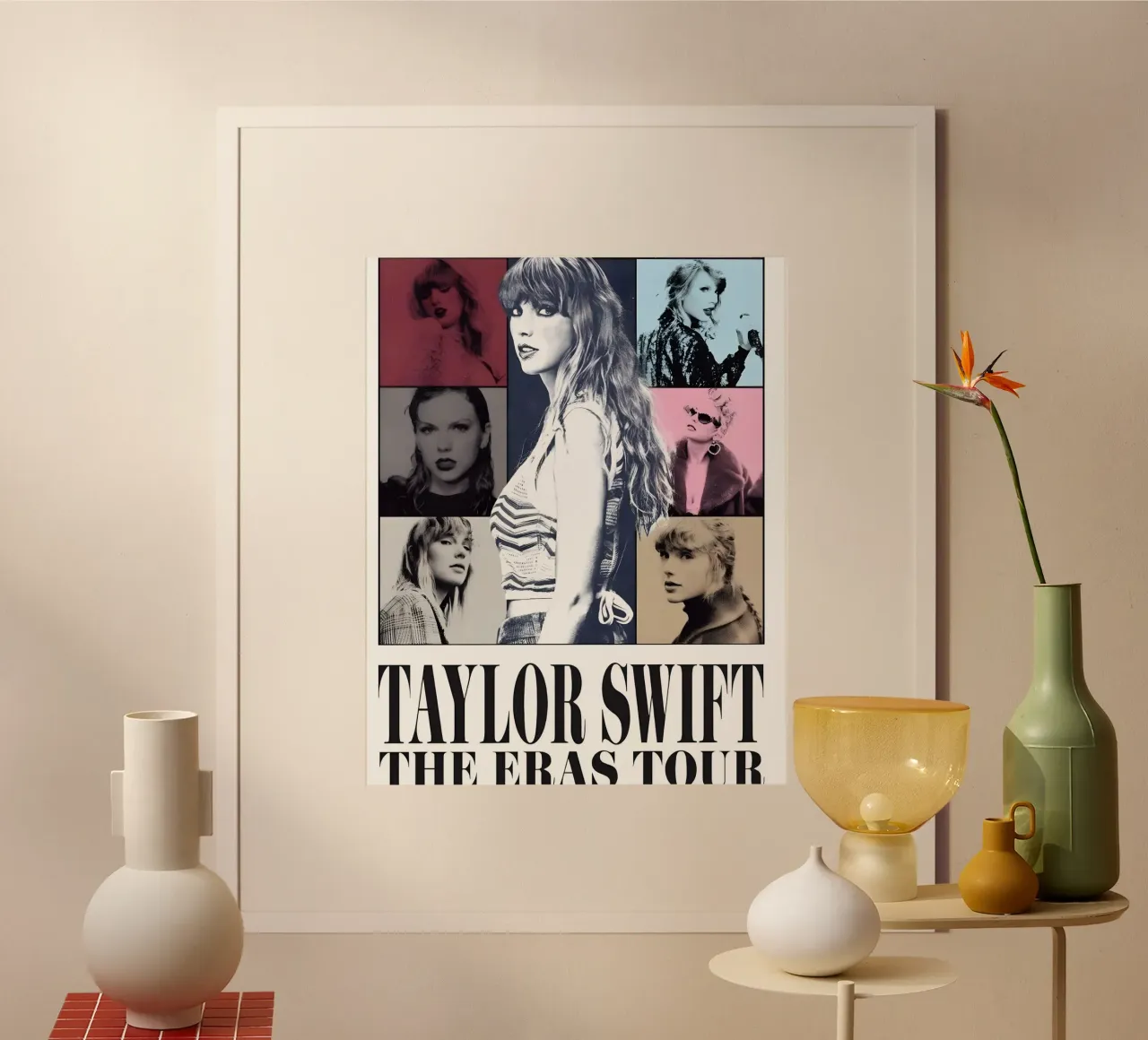 Taylor Swift Vintage poster con telaio in legno da vintage