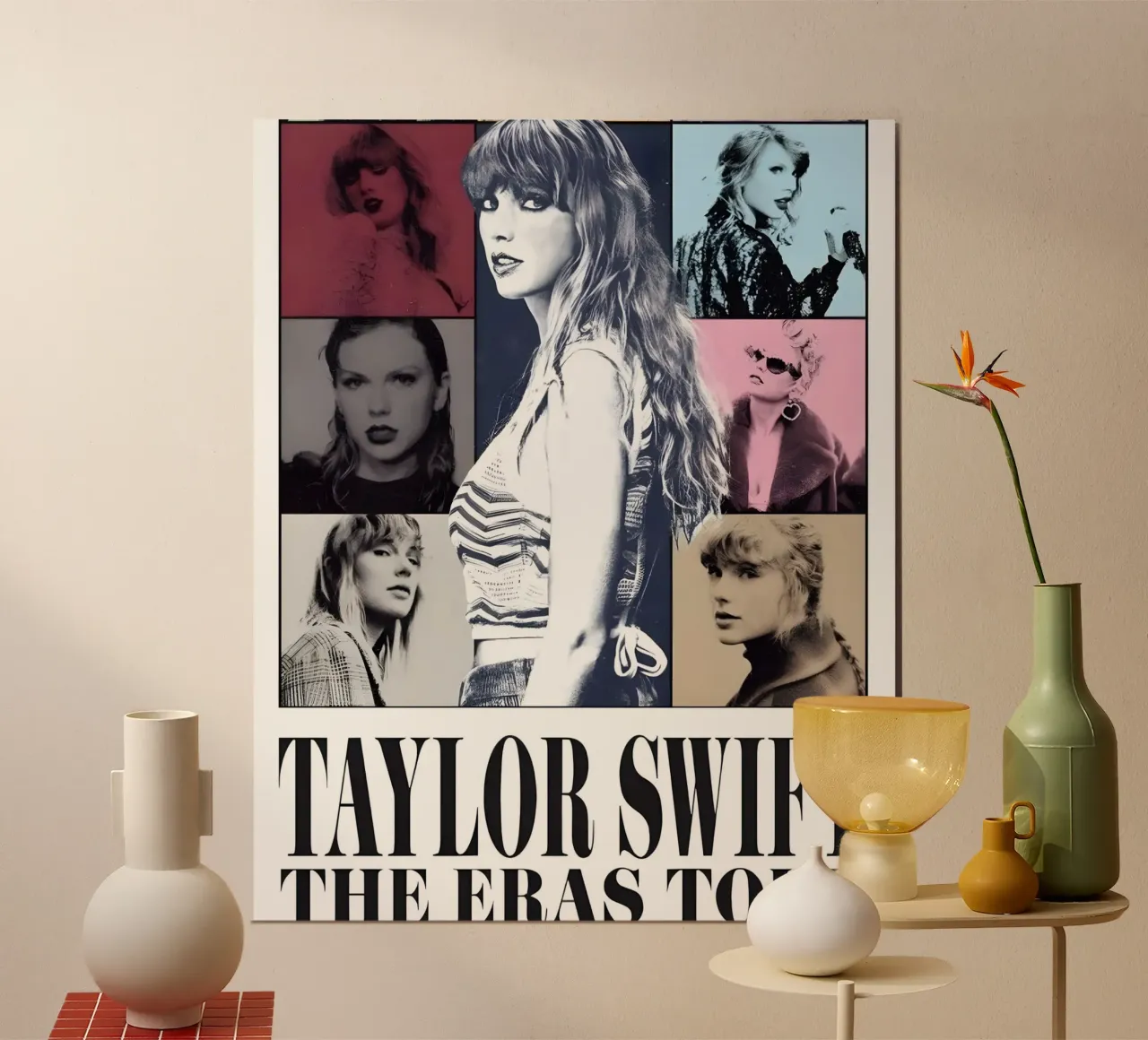 Taylor Swift Vintage poster con telaio in legno da vintage