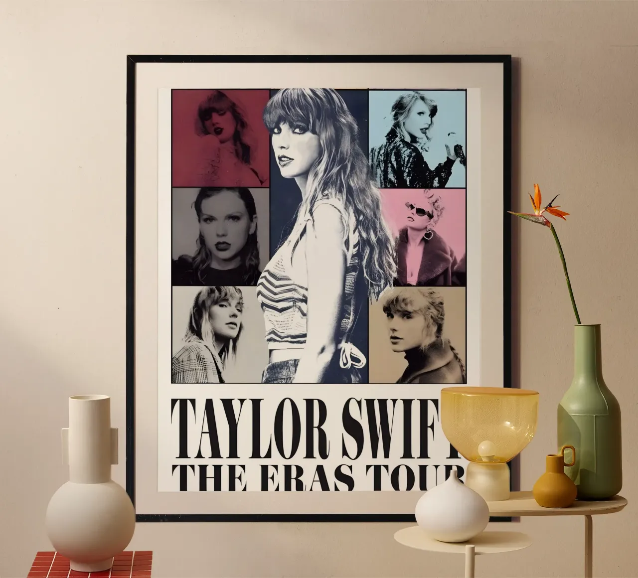 Taylor Swift Vintage poster con telaio in legno da vintage