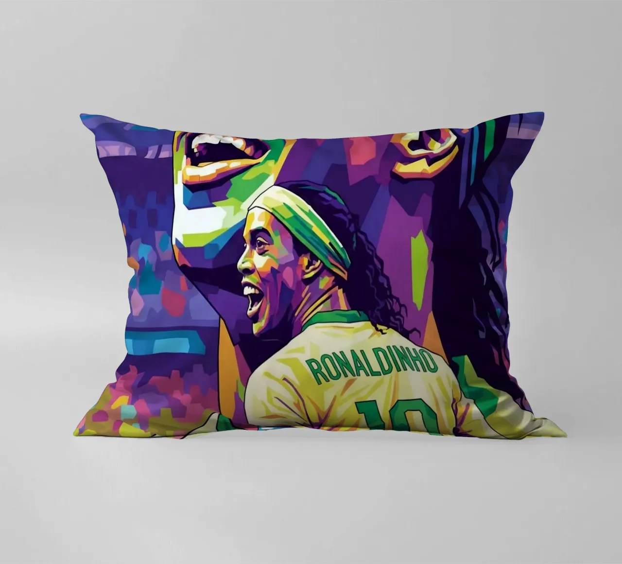 Ronaldinho con il suo iconico sorriso cuscino da Hantamrata