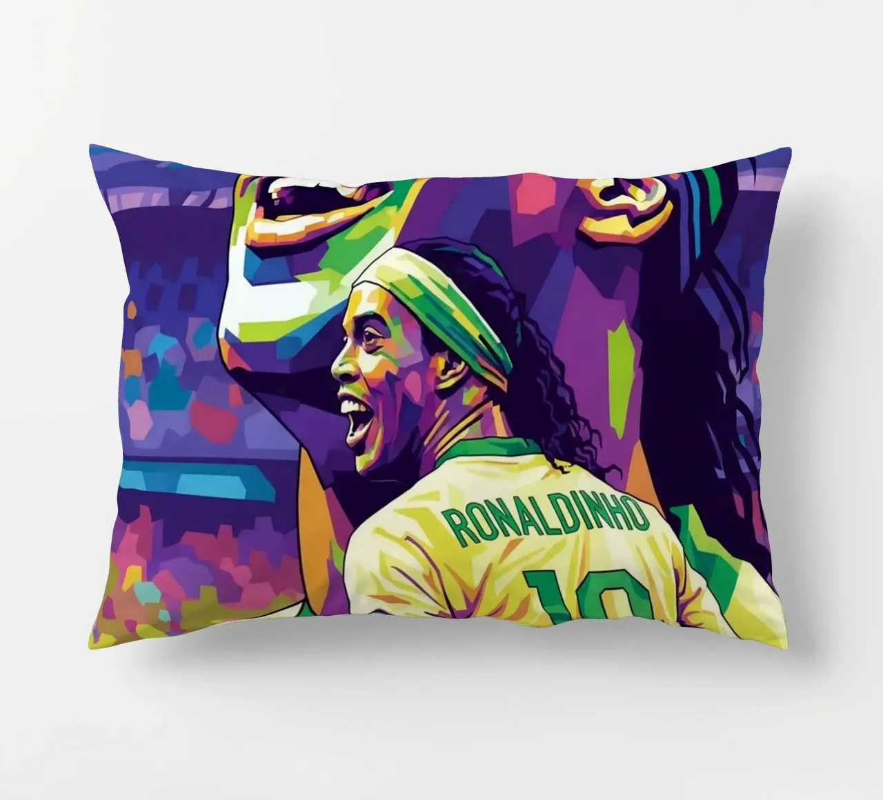 Ronaldinho con il suo iconico sorriso cuscino da Hantamrata